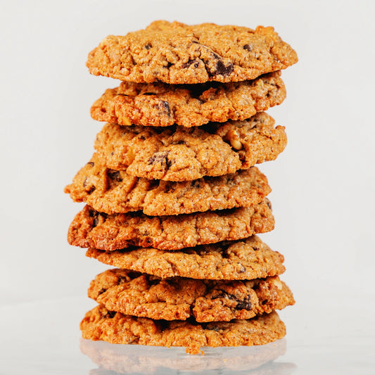 Salted Chocolate Chip Walnut Cookies