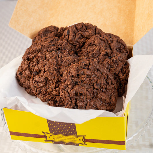 Salted Double Chocolate Cookies