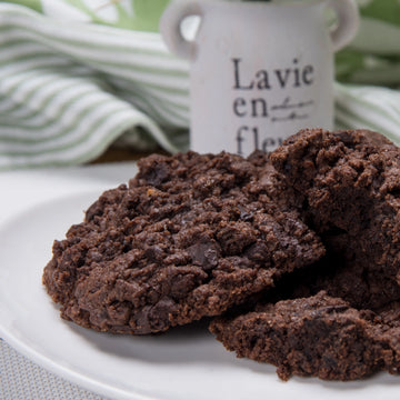 Salted Chocolate Mint Cookies